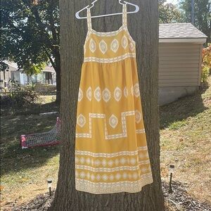 Miss look yellow maxi dress